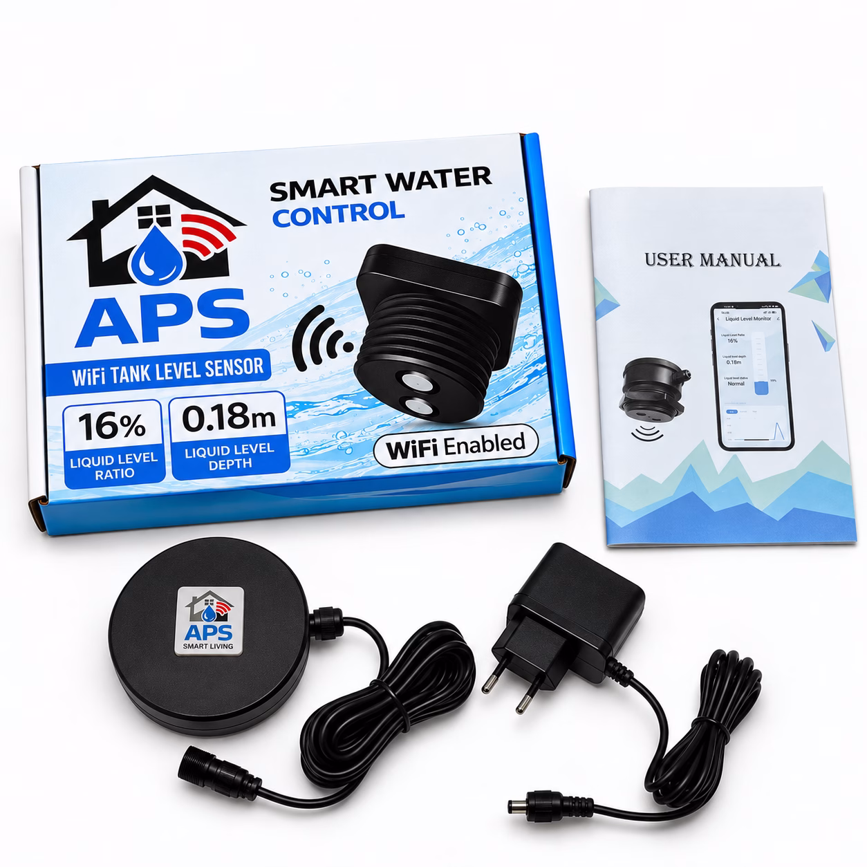 Smart WiFi Water Level Sensor
