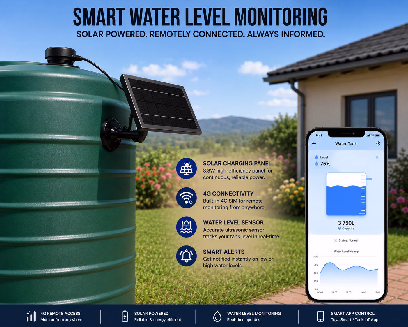 APS Smart 4G Water Sensor & Solar Combo - Image 8