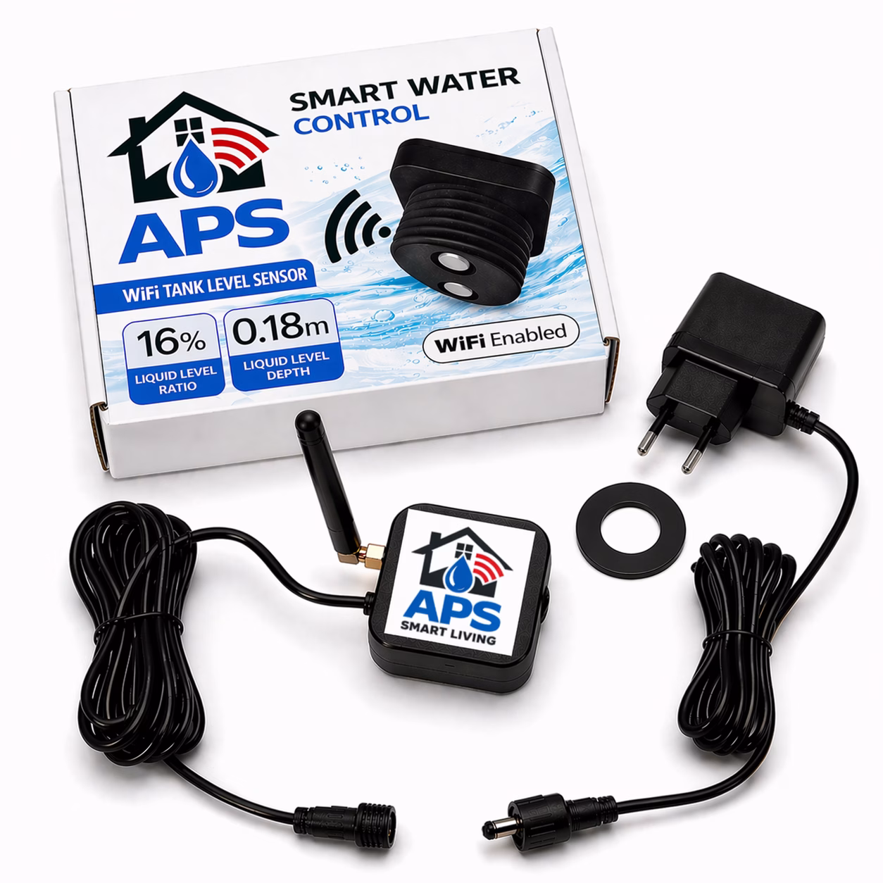 Smart Pump Controller & Water Sensor Combo Kit - Image 2