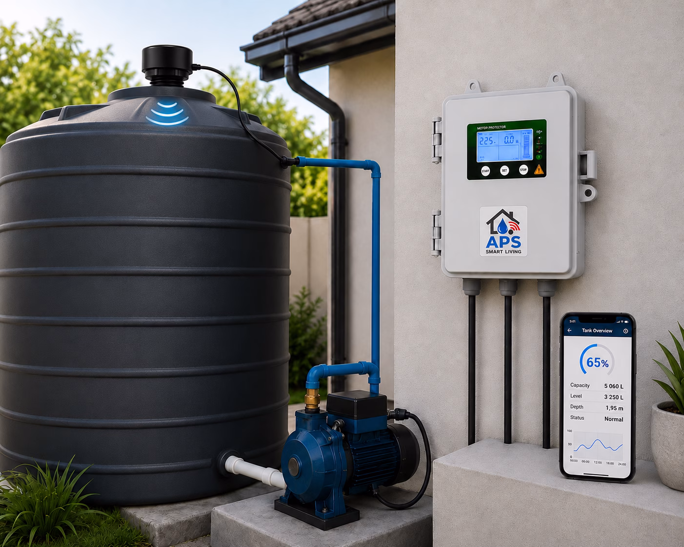 Smart Pump Controller & Water Sensor Combo Kit - Image 4
