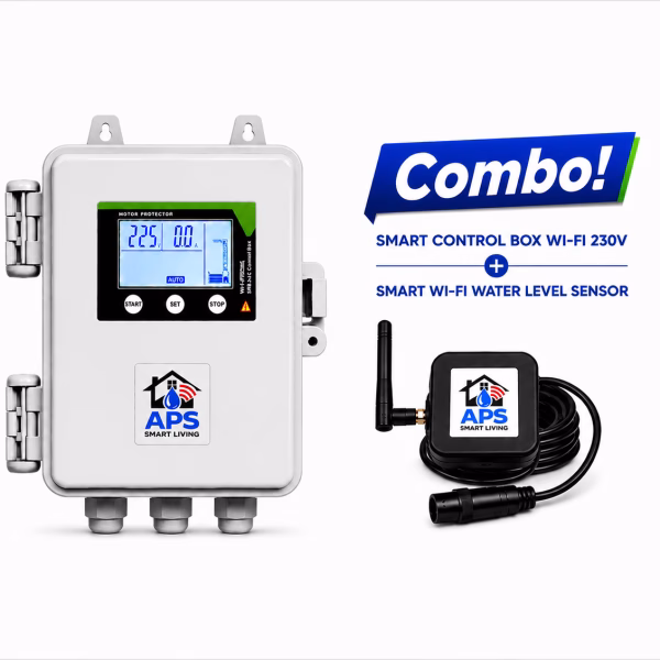 Smart Pump Controller & Water Sensor Combo Kit