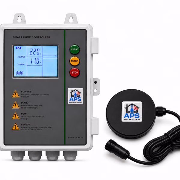 APS Wi-Fi Pump Control Box 400V & Water Level Sensor Combo