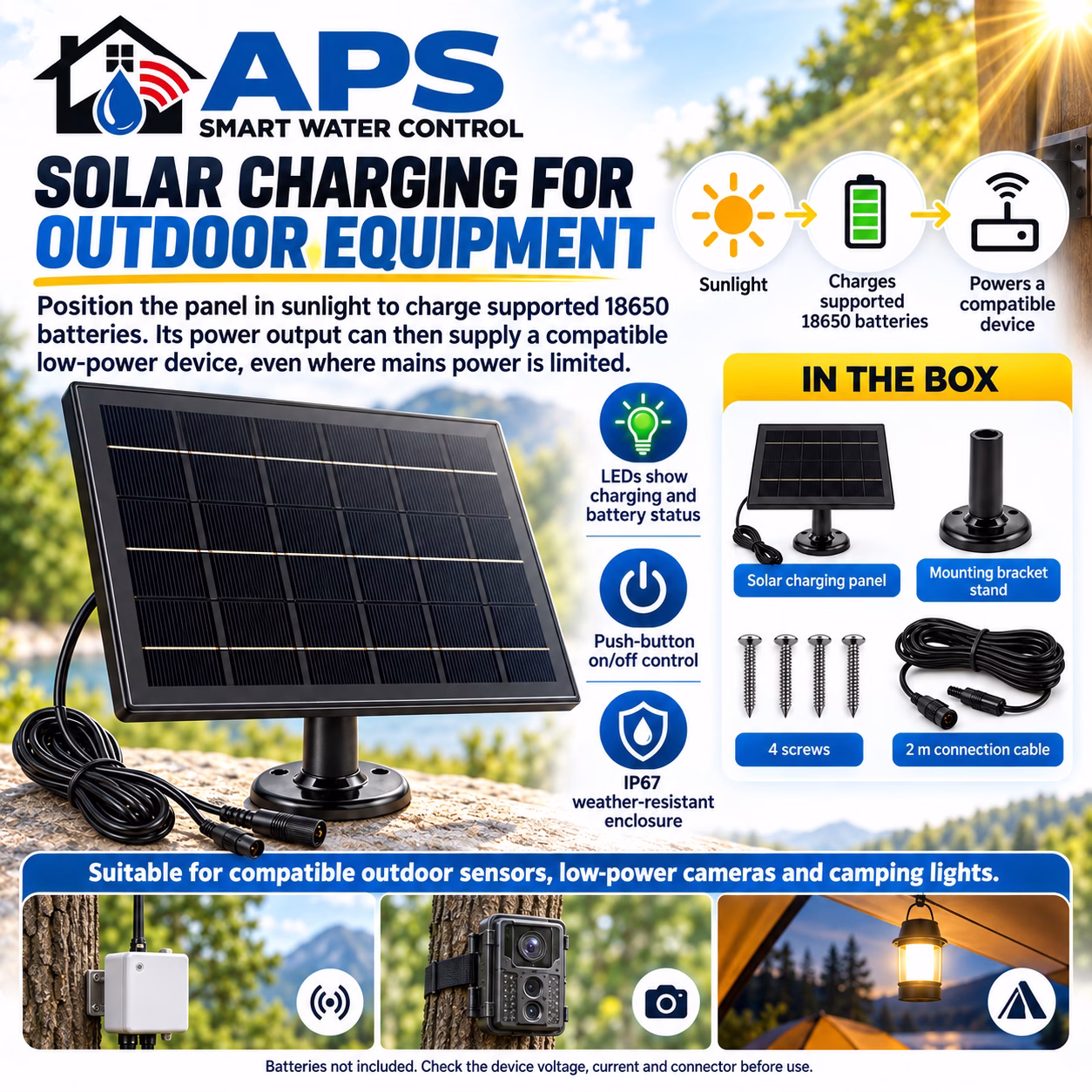 APS Solar Charging Panel - Image 3